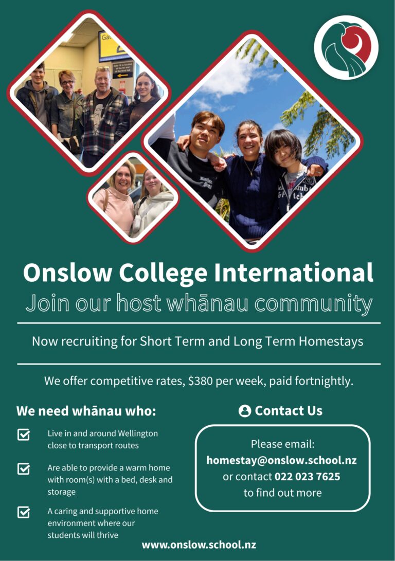 Onslow College Homestay (1) (1)